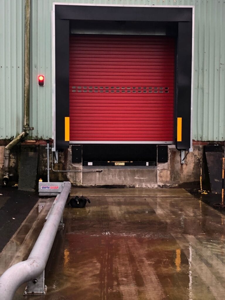 Lycra / Kevlar loading bay installation